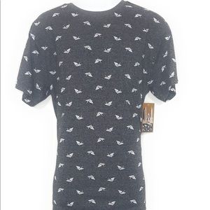 Knickerbocker Grey & White Paper Planes Shirt SzXL